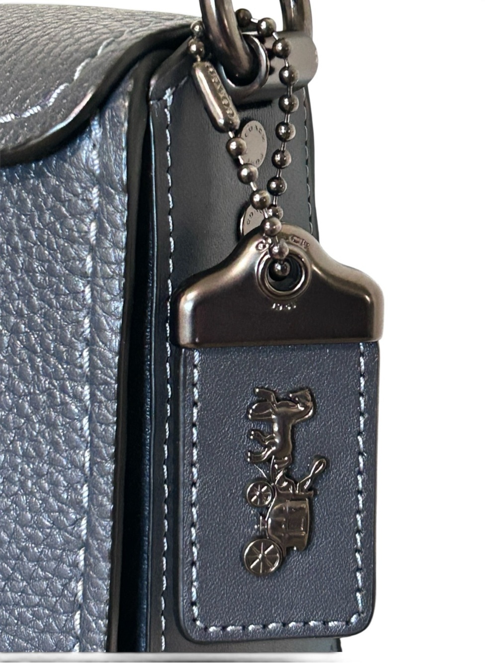 COACH 1941 Page 27 Pebble and Smooth Glovetanned Leather Shoulder Bag - Picture 3 of 14